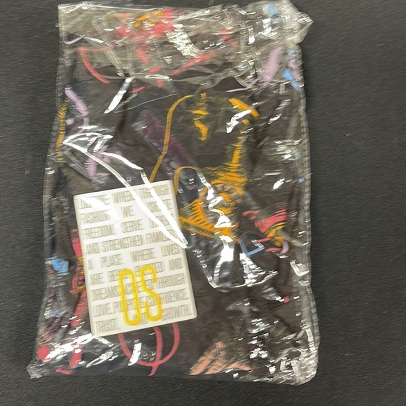 LuLaRoe OS One Size Black Vintage Telephone Leggings NWT - Picture 4 of 10